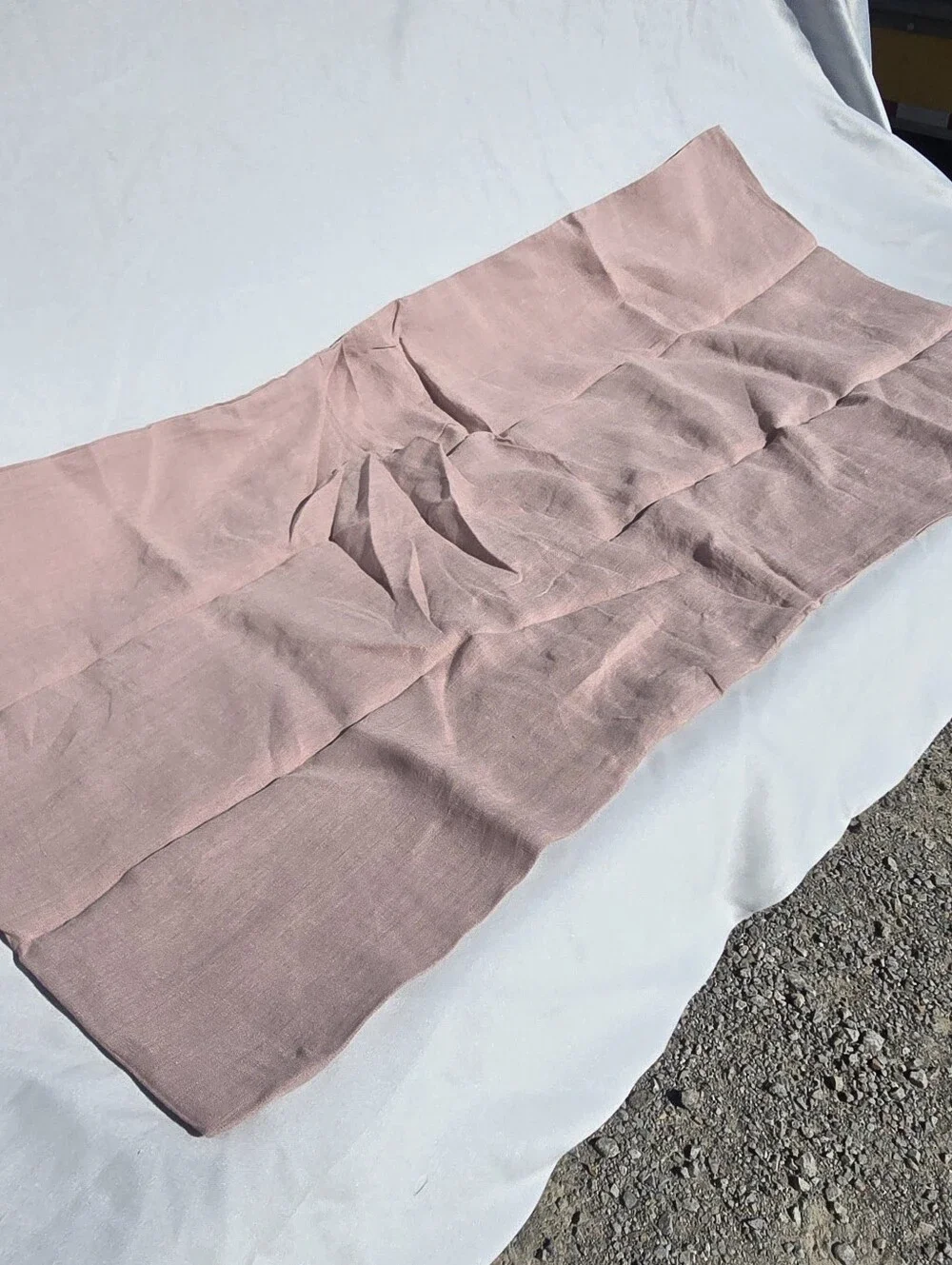Quince KING Dust Mauce European Linen 2 Sham Set Pillow Cases